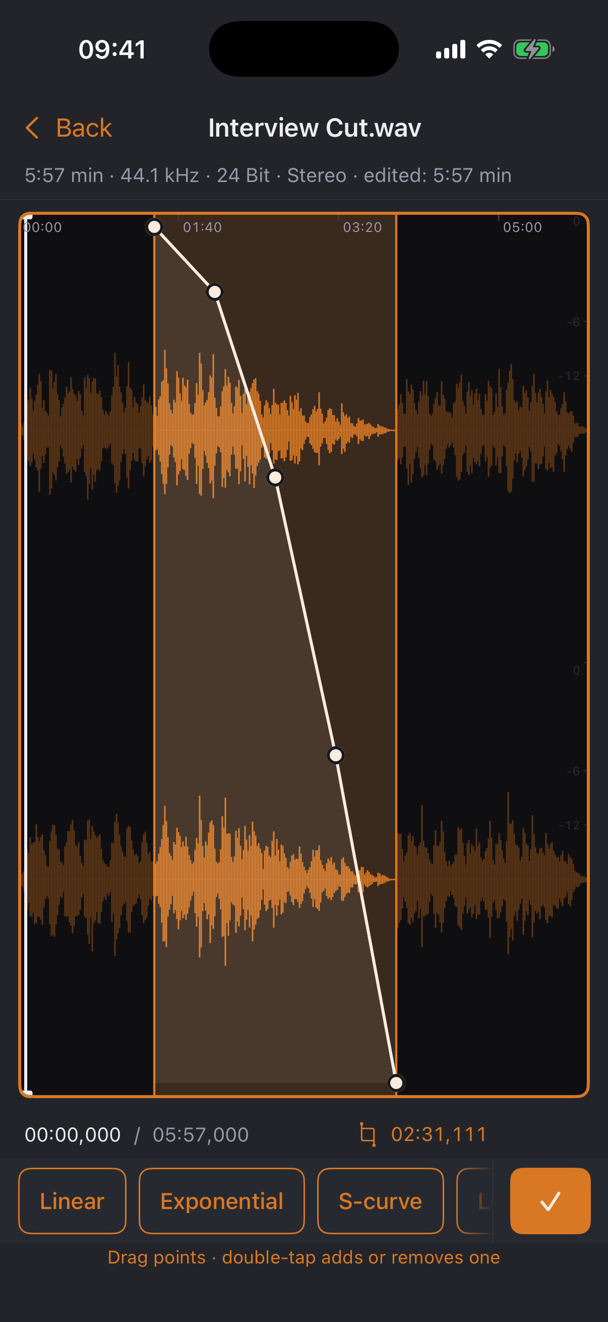 Curve editor