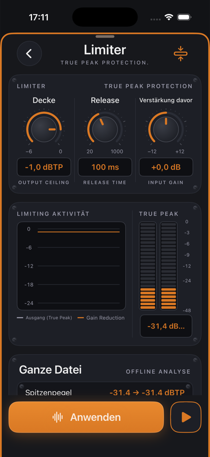 Limiter in jd.Edit